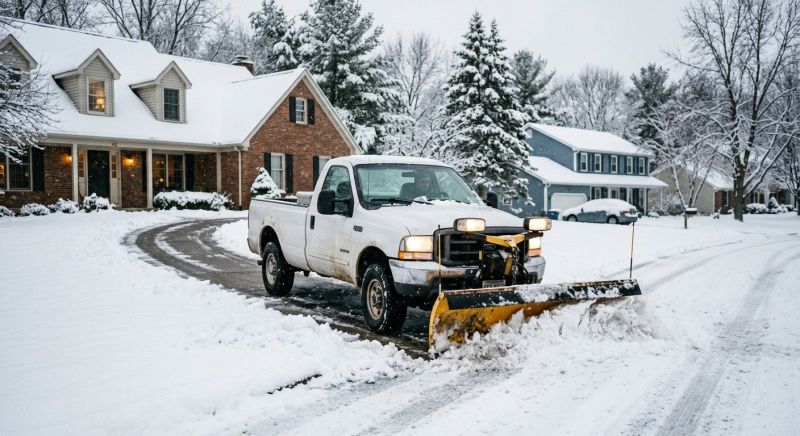 Driveway Snow Plowing in New York, NY