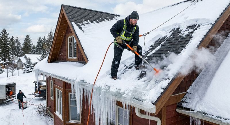 Ice Dam Removal in Redmond, WA