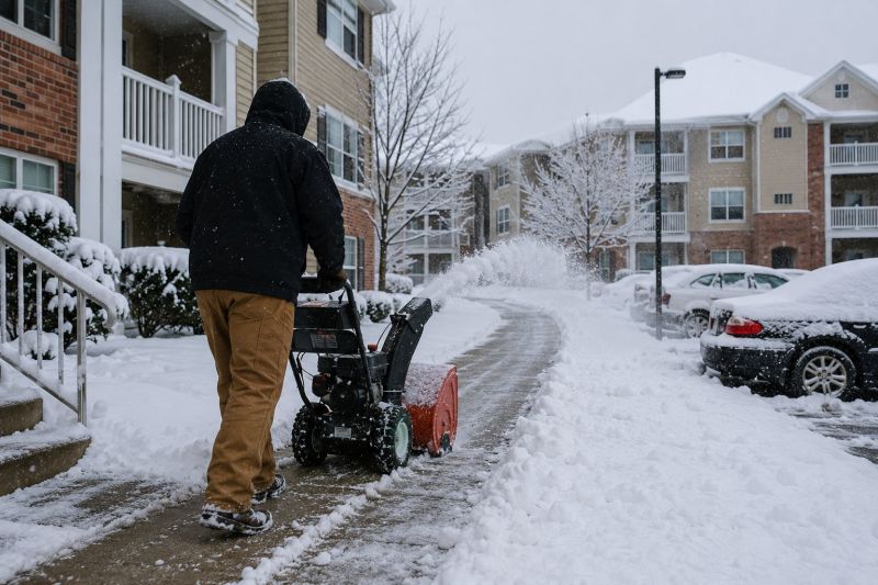 Parking Area Snow Removal in New York, NY