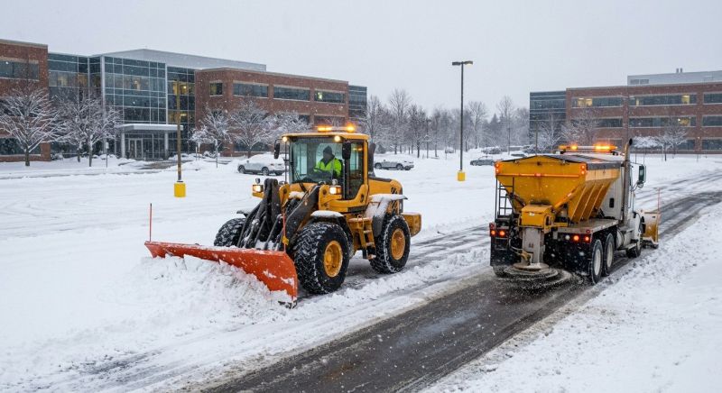 Parking Lot Snow Plowing in Brooklyn, NY