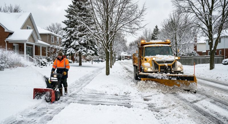 Residential Snow Plowing in Long Island, NY