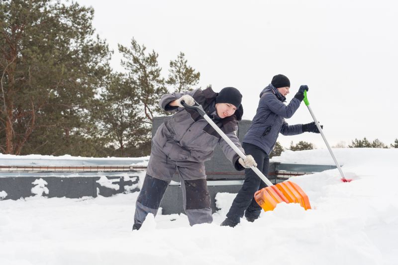 Roof Snow Raking in Long Island, NY